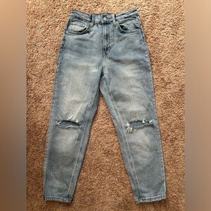 like new ripped mom jeans
